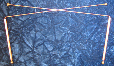 Copper L-Rods Large